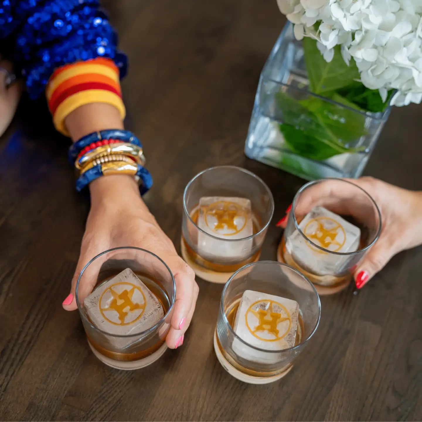 Astros Custom Cocktail Ice Tray - Bundle