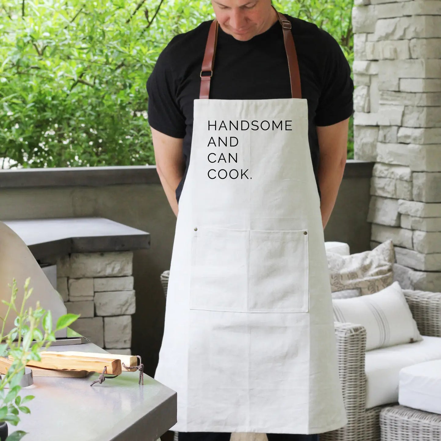 Handsome and Can Cook Apron