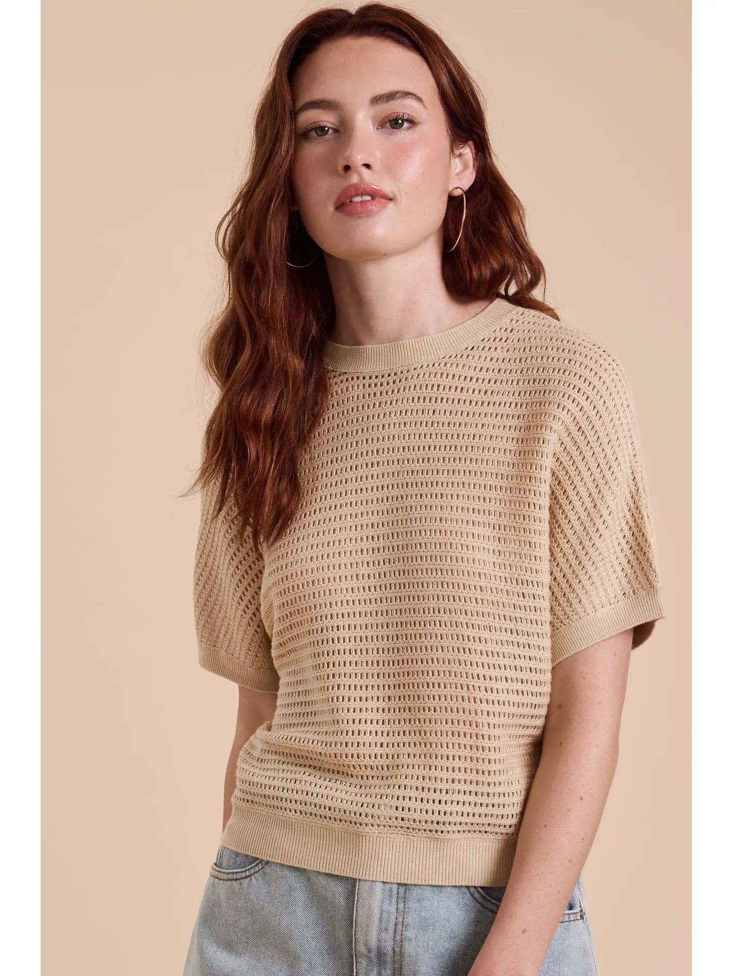 Knit Top with back detail