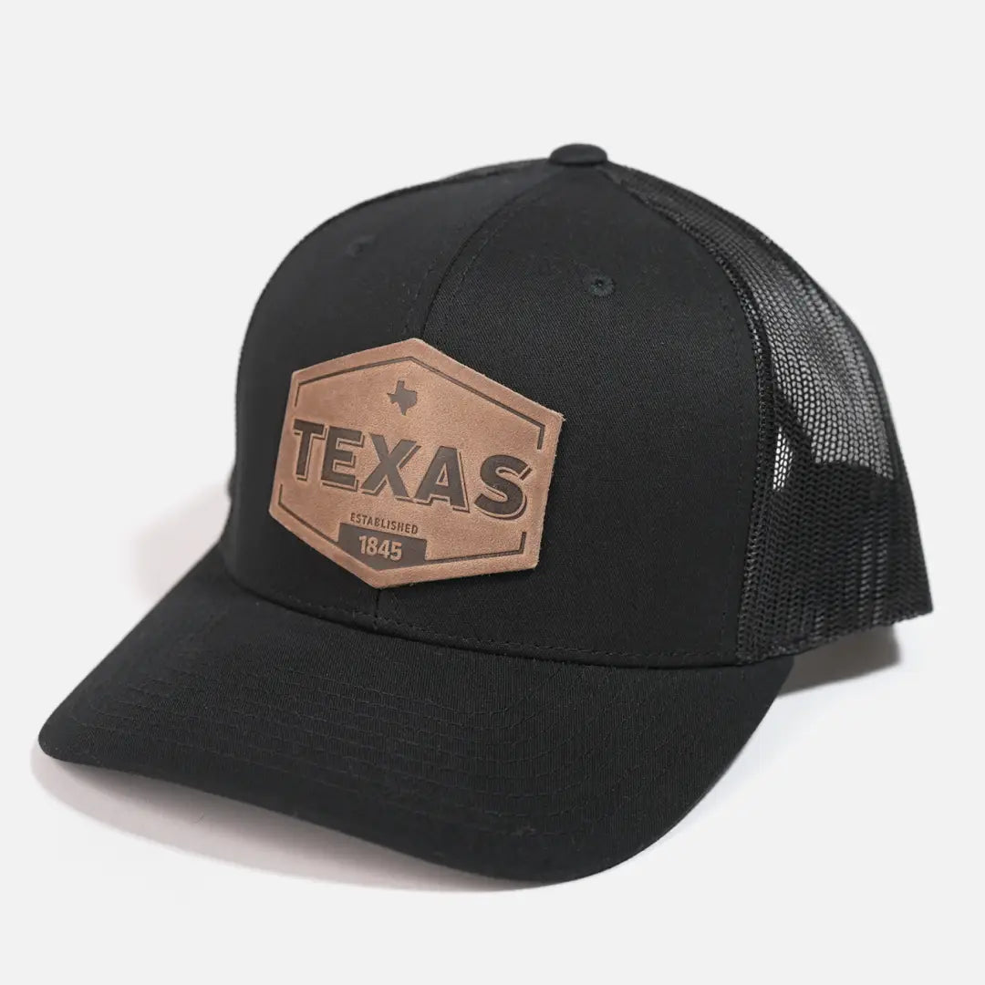 Texas Leather Patch Hat
