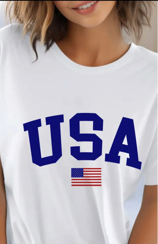 American Flag USA, Fourth of July T-Shirt