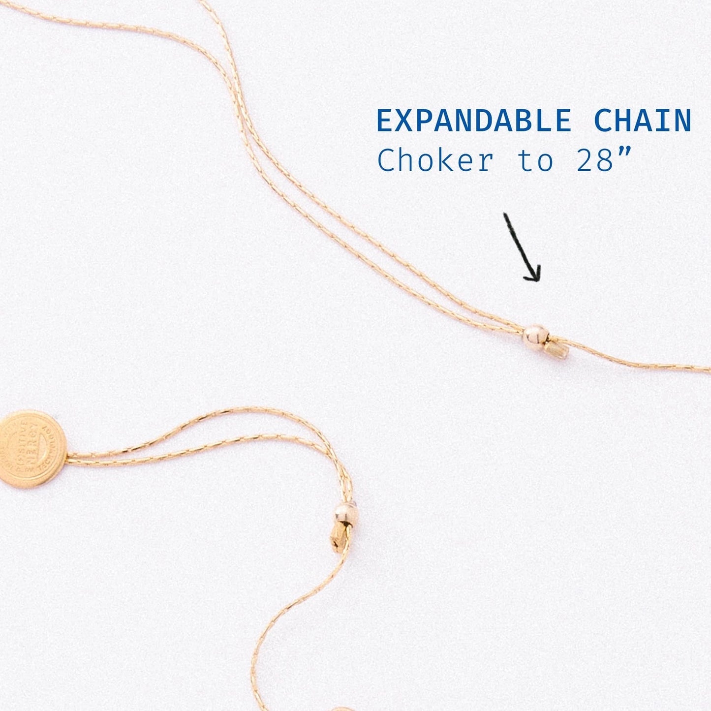 Expandable Chain Charm Necklace