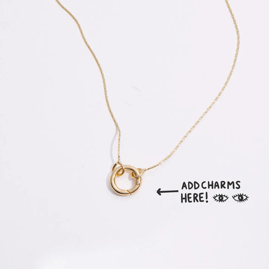 Expandable Chain Charm Necklace