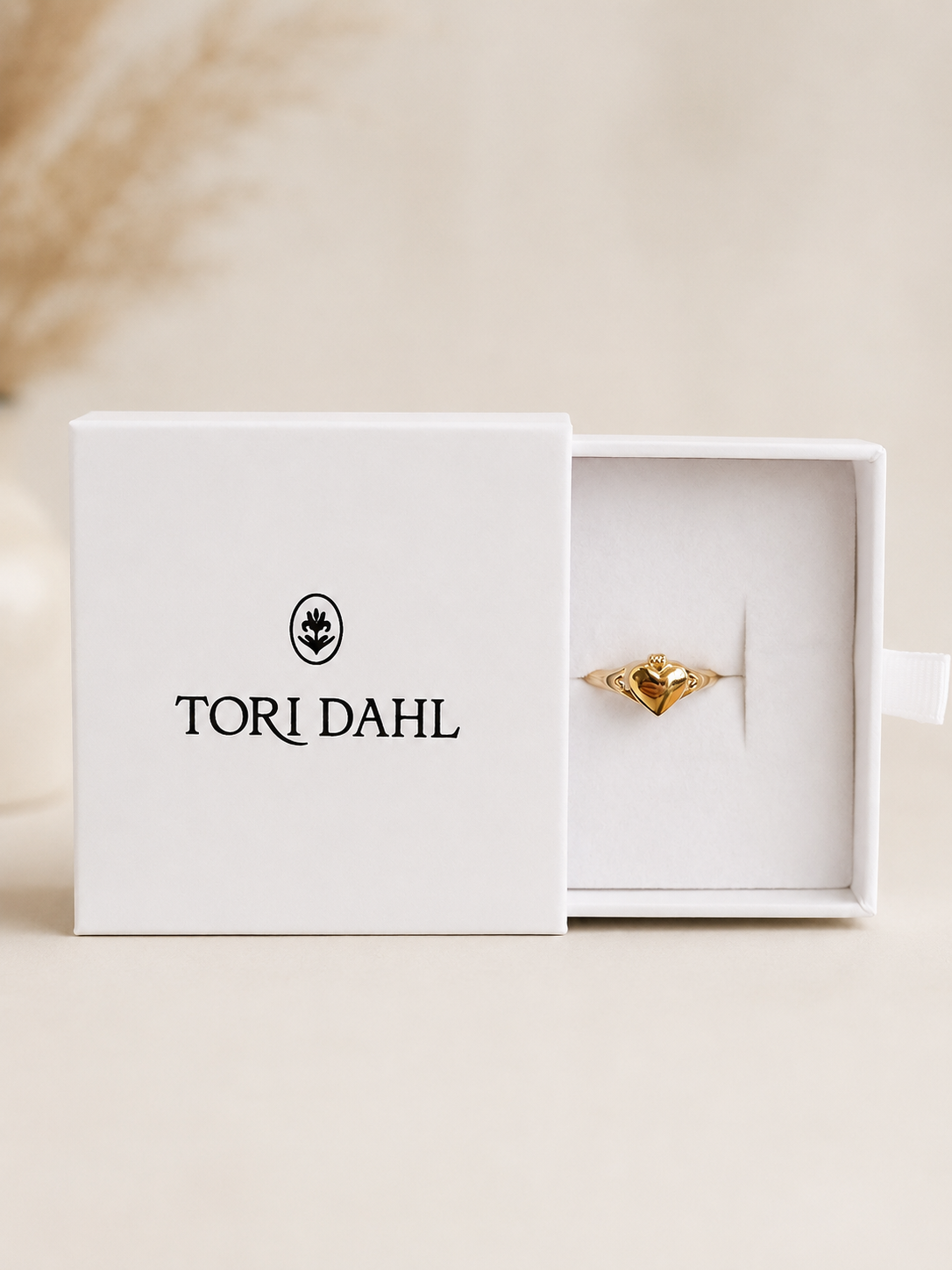 Heart Perfume Locket Ring