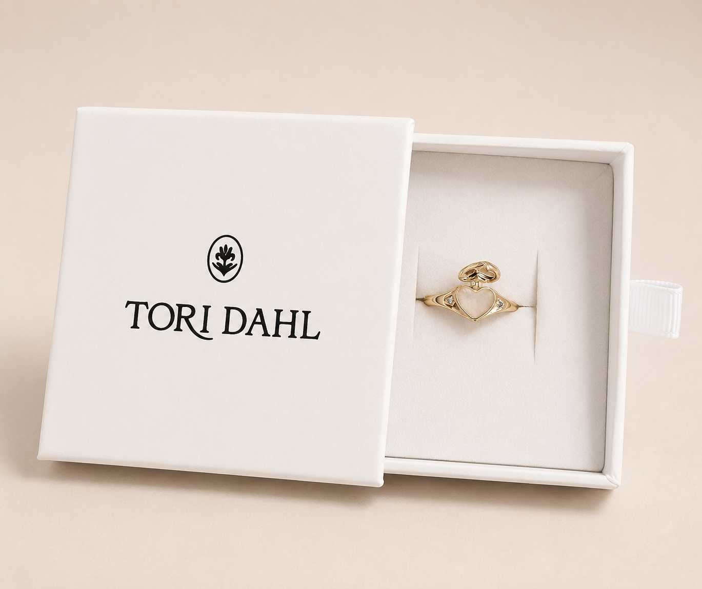 Heart Perfume Locket Ring