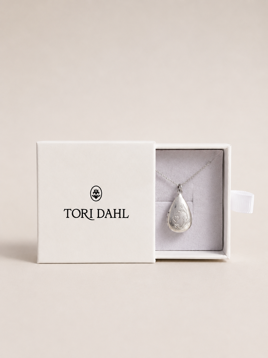 LOVE Perfume Teardrop Locket