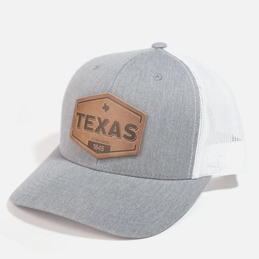 Texas Leather Patch Hat