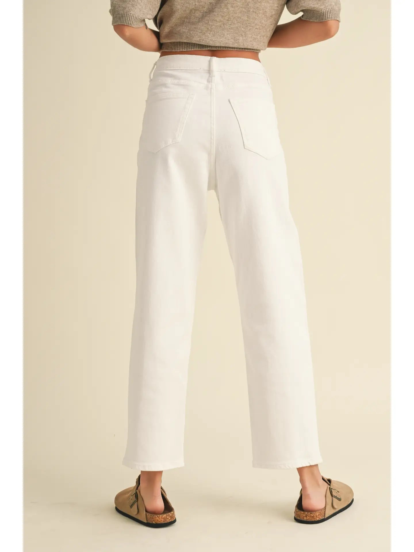 White Tapered Pant