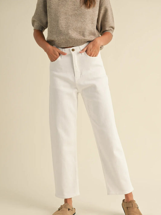 White Tapered Pant